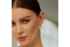  Voque Maven - Ear studs - Silver / 14kt GP